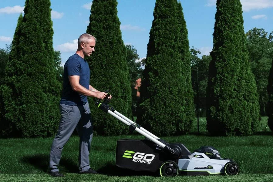 top rated cordless electric lawn mowers